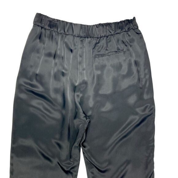 Zara Satin Silky Pleated Dress Pants Womens XXL Straight Leg Comfy Lightweight - Picture 6 of 14